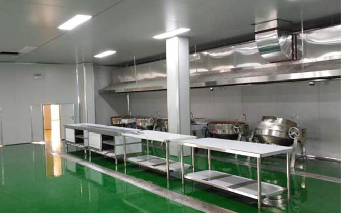 食堂廚房設備布局圖片